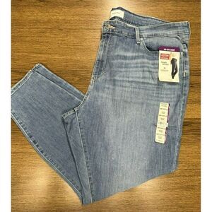NWT Signature by Levi Strauss & Co. Women's Mid Rise Skinny Jeans Size 24‎